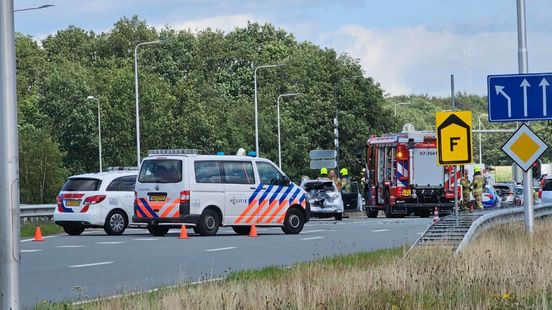 Man gewond na botsing in Heelsum. Man gewond na botsing in Heelsum.