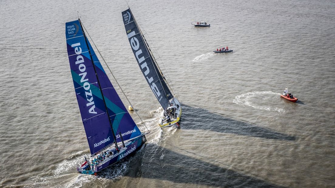 LIVE Volvo Ocean Race Volg hier de havenrace van Scheveningen Omroep